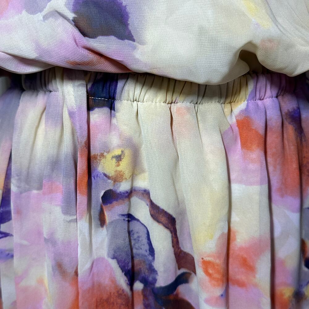 Show Me Your Mumu Floral Kendall Slit Maxi Dress Women Medium Weddings Prom - Picture 8 of 11